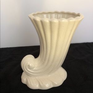 Vintage made in Japan cornucopia pottery vase